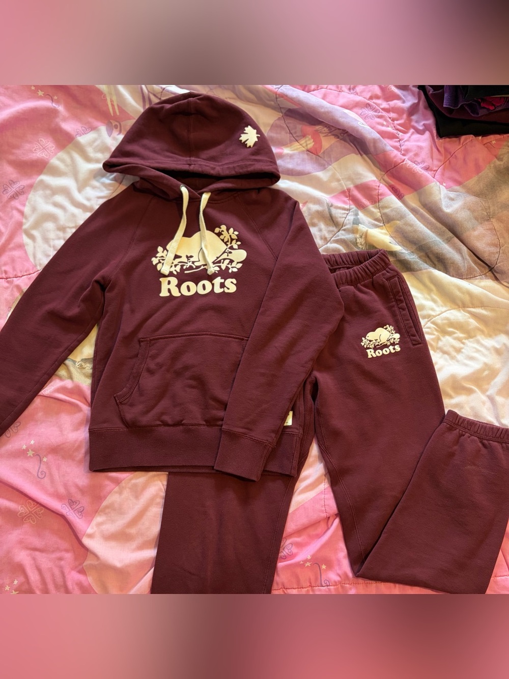 Roots Women’s Burgundy Tracksuit